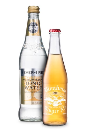 tonic water and soda