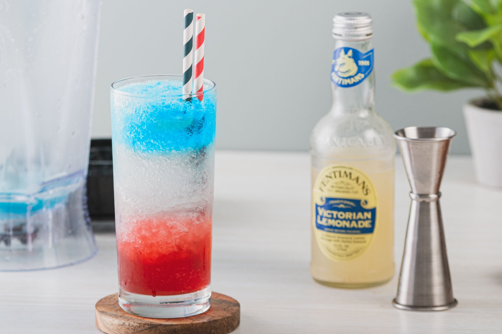 star spangled slushie patriotic cocktail