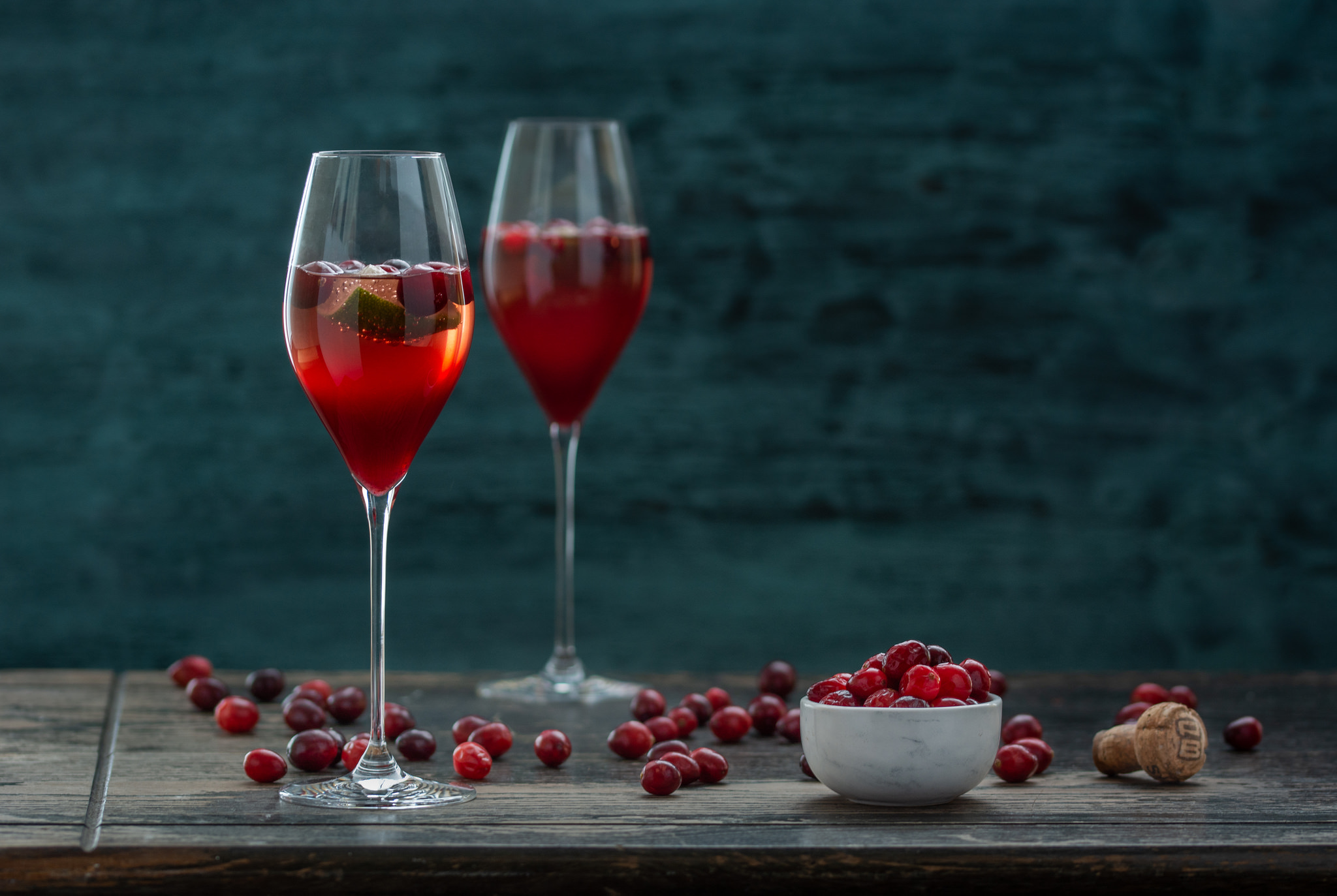 Cranberry Champagne Cocktail 