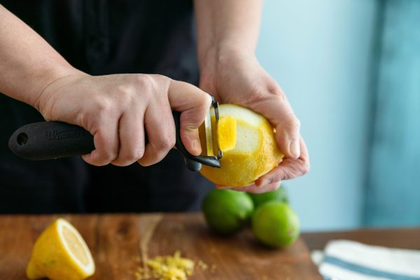 Lemon Swath Cocktail Garnish