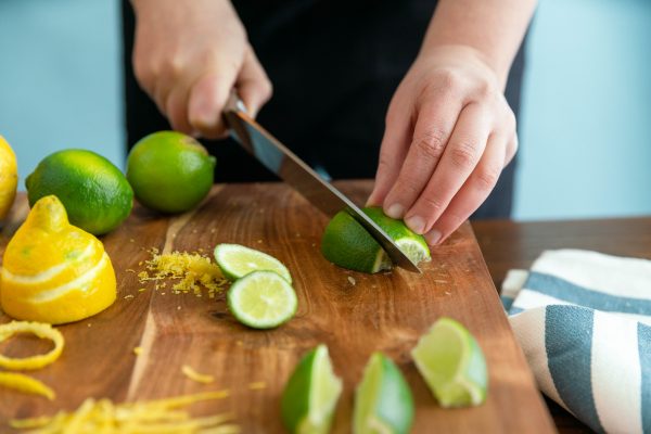 Lime Wedge Garnish