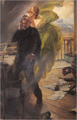 Albert Maignan's "Green Muse" (1895).