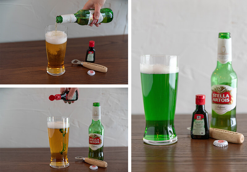 How To Make Green Beer With Food Coloring