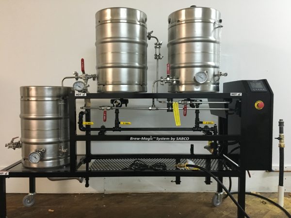 The brewing system of Sacred Vice Brewing Company