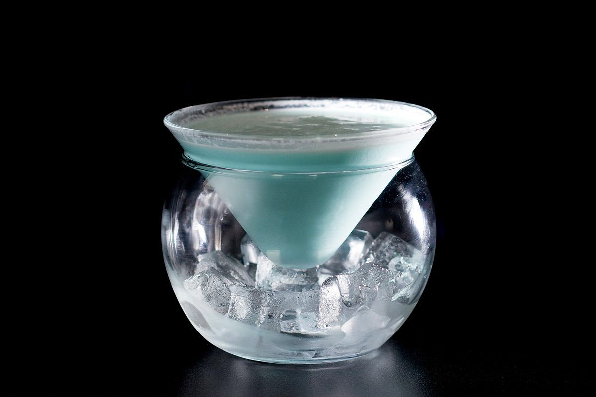 Aunt Beru’s Spiked Blue Milk Cocktail