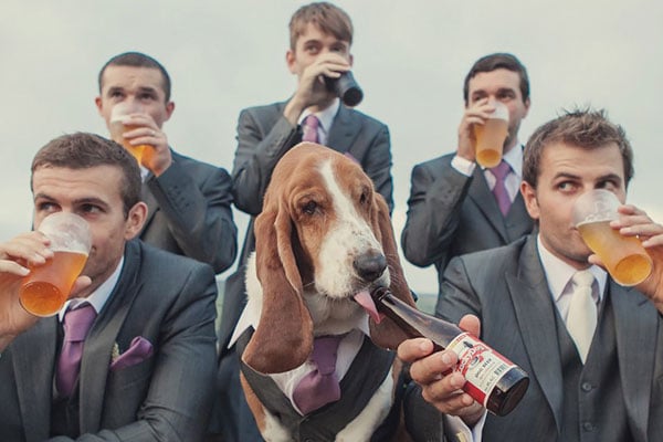 Beer Themed Wedding Photos