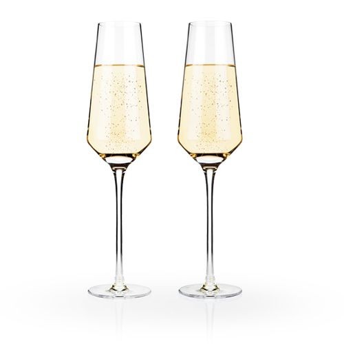 Champagne flute glasses