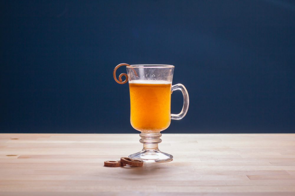 hot miso brown buttered rum