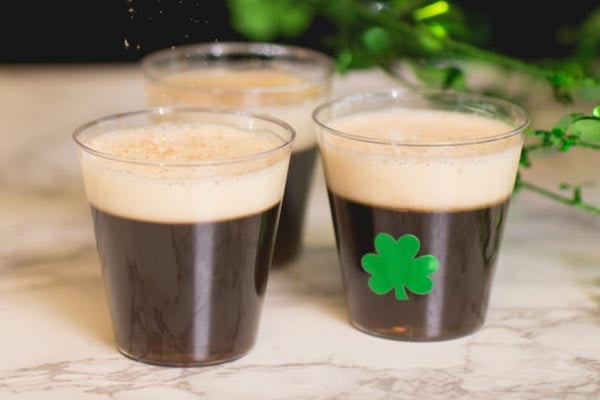 Irish Coffee Jello Shots