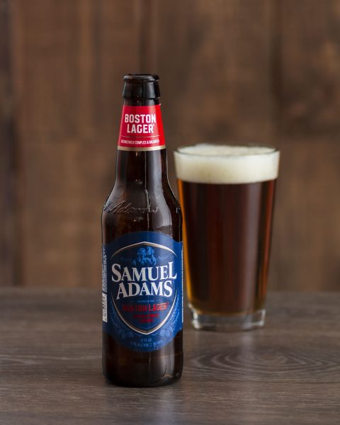 New England Patriots craft beer Samuel Adams Boston Lager