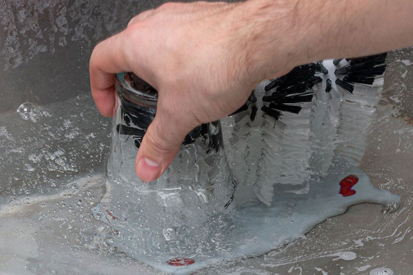 beer glass detergent