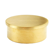 Brushed Brass End Caps
