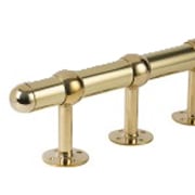 Polished Brass Bar Rail Kits